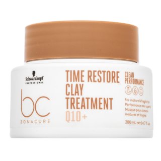 Schwarzkopf Professional BC Bonacure Time Restore Clay Treatment Q10+ mască hrănitoare pentru păr matur 200 ml