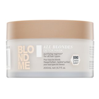 Schwarzkopf Professional BlondMe All Blondes Detox Mask mască pentru întărire pentru păr blond 200 ml