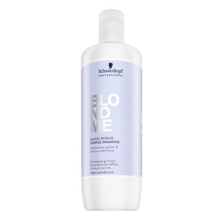 Schwarzkopf Professional BlondMe Bond Repair Purple Shampoo șampon nuanțator pentru neutralizarea nuanțelor de galben 1000 ml