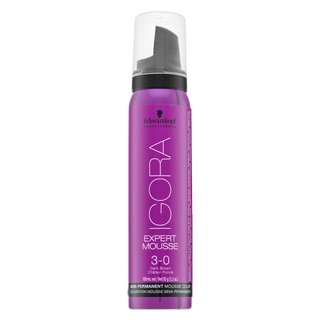 Schwarzkopf Professional Igora Expert Mousse Semi-Permanent Mousse Color spuma de vopsire semipermanentă a părului 3-0 100 ml