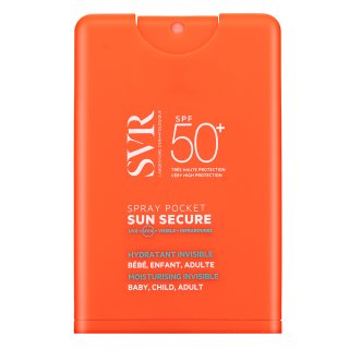 SVR Sun Secure spray pentru bronzat SPF50+ Moisturising Invisible Pocket Spray 20 ml