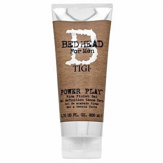 Tigi Bed Head For Men Power Play Firm Finish Gel gel de păr pentru fixare medie 200 ml