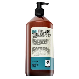 Triple Eight Coconut Milk Shampoo șampon hrănitor pentru păr uscat și fragil 1000 ml