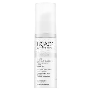 Uriage Dépiderm Anti-Brown Spot Fluid SPF15+ balsam de curățare pentru piele uleioasă 30 ml