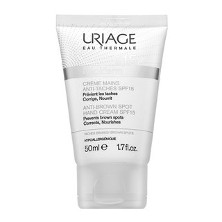 Uriage Dépiderm Anti-brown Spot Hand Cream SPF15 balsam de curățare pentru piele uleioasă 30 ml