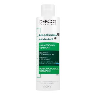 Vichy Dercos Anti-Dadruff Advanced Action Shampoo sampon de curatare anti matreata pentru par normal cu tendinta de ingrasare 200 ml