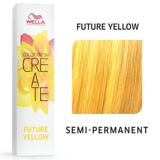 Wella professionals color fresh create semi-permanent color culoare profesională a părului semipermanent future yellow 60 ml