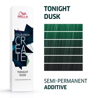 Wella professionals color fresh create semi-permanent color culoare profesională a părului semipermanent tonight dusk 60 ml
