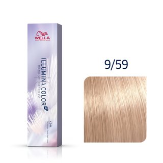Wella professionals illumina color me+ vopsea profesională permanentă pentru păr 9/59 60 ml