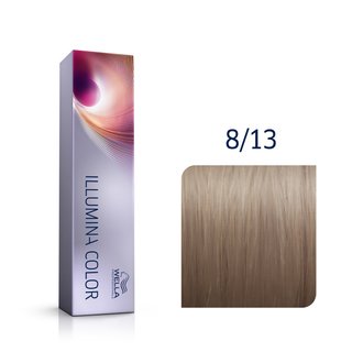 Wella Professionals Illumina Color vopsea profesională permanentă pentru păr 8/13 60 ml