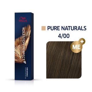 Wella Professionals Koleston Perfect Me+ Pure Naturals vopsea profesională permanentă pentru păr 4/00 60 ml