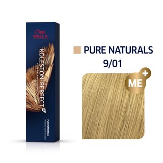 Wella Professionals Koleston Perfect Me+ Pure Naturals vopsea profesională permanentă pentru păr 9/01 60 ml