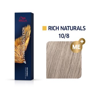 Wella Professionals Koleston Perfect Me+ Rich Naturals vopsea profesională permanentă pentru păr 10/8 60 ml