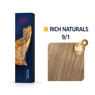 Wella Professionals Koleston Perfect Me+ Rich Naturals vopsea profesională permanentă pentru păr 9/1 60 ml