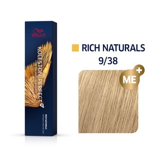 Wella Professionals Koleston Perfect Me+ Rich Naturals vopsea profesională permanentă pentru păr 9/38 60 ml