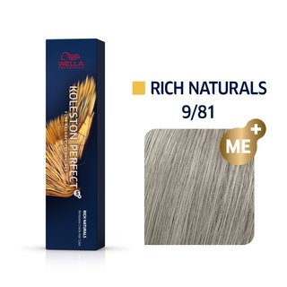 Wella Professionals Koleston Perfect Me+ Rich Naturals vopsea profesională permanentă pentru păr 9/81 60 ml