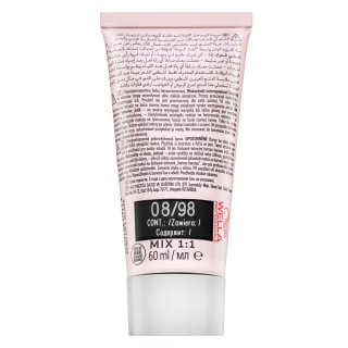 Wella Professionals Shinefinity Zero Lift Glaze culoare profesională demi-permanentă a părului 08/98 Silver Pearl 60 ml