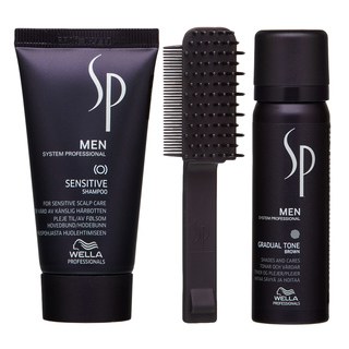 Wella Professionals SP Men Gradual Tone set pentru restaurarea culorii naturale a parului Brown 60 ml