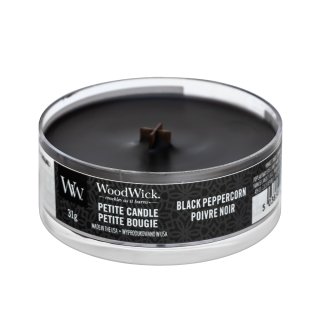 Woodwick Black Peppercorn lumânare parfumată 31 g