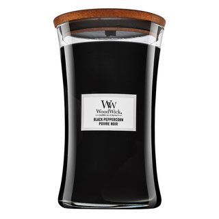 Woodwick Black Peppercorn lumânare parfumată 610 g