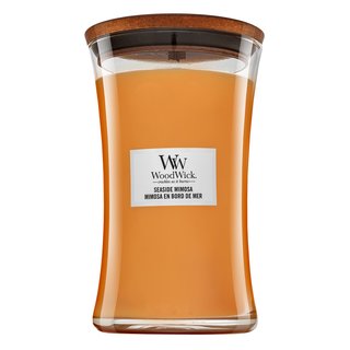 Woodwick Seaside Mimosa lumânare parfumată 610 g