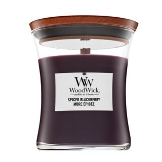 Woodwick Spiced Blackberry lumânare parfumată 275 g