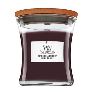 Woodwick Spiced Blackberry lumânare parfumată 85 g