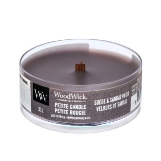 Woodwick Sueded Sandalwood lumânare parfumată 31 g