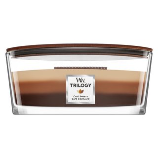 Woodwick Trilogy Café Sweets lumânare parfumată 453,6 g