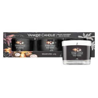 Yankee candle black coconut 3 x 37 g