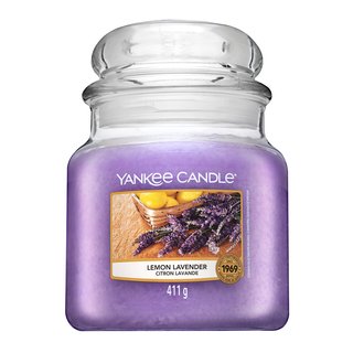 Yankee Candle Lemon Lavender lumânare parfumată 411 g brasty.ro imagine noua