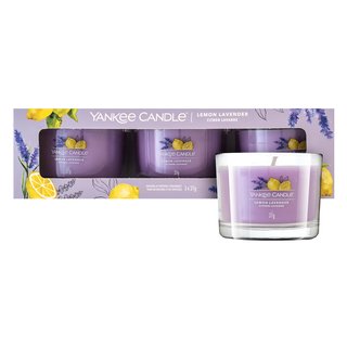 Yankee Candle Lemon Lavender lumânare votiv 3 x 37 g