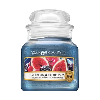 Yankee Candle Mulberry & Fig Delight lumânare parfumată 104 g brasty.ro imagine noua