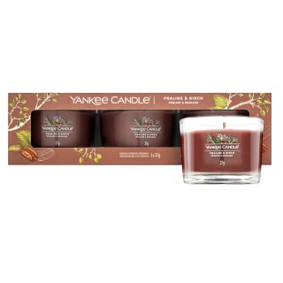 Yankee candle praline & birch 3 x 37 g