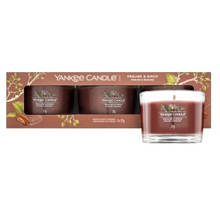 Yankee Candle Praline & Birch 3 x 37 g