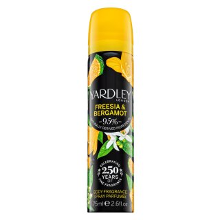 Yardley freesia and bergamot deospray femei 75 ml