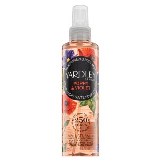 Yardley Poppy and Violet Spray de corp femei 200 ml