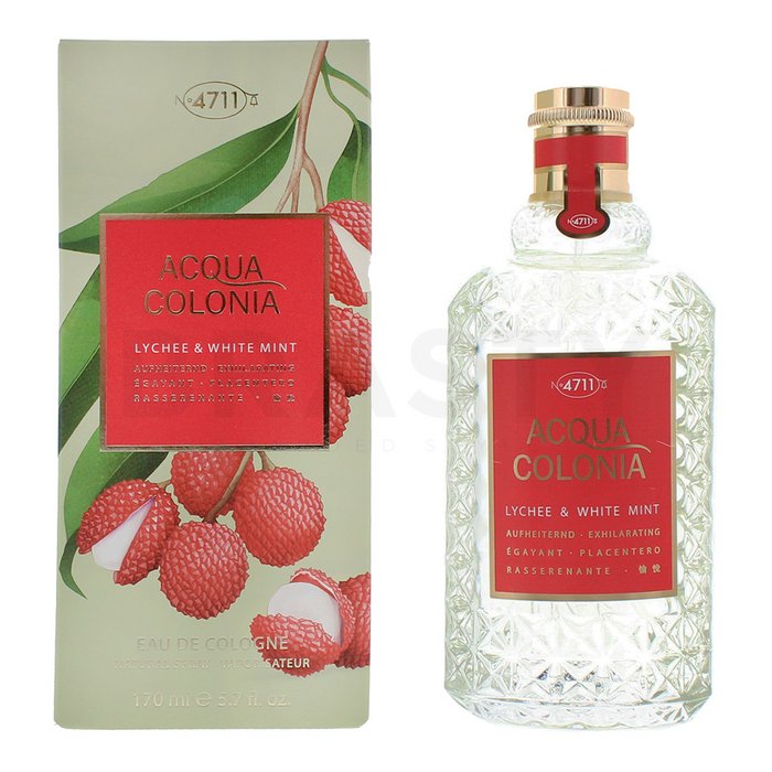 4711 acqua colonia lychee   white mint eau de cologne unisex 170 ml