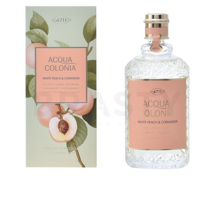 4711 acqua colonia white peach   coriander eau de cologne unisex 170 ml