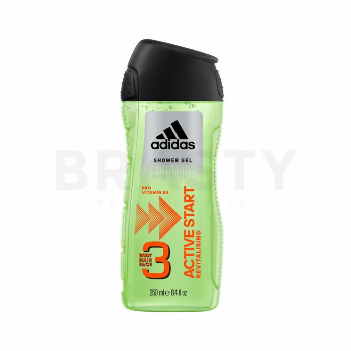 Adidas 3 active start gel de dus pentru barbati 250 ml