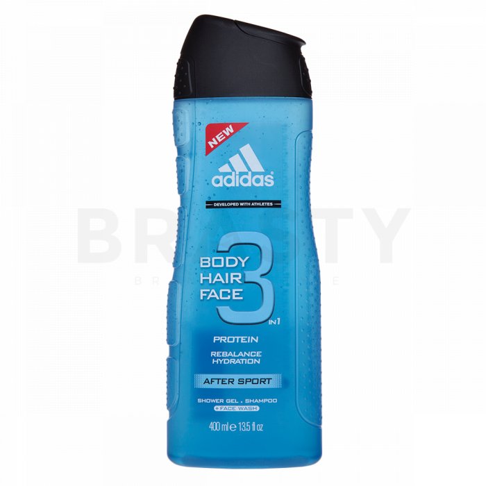 Adidas 3 after sport gel de dus pentru barbati 400 ml