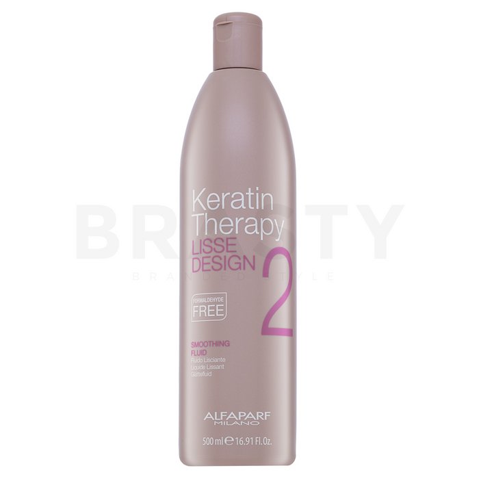 Alfaparf milano lisse design keratin therapy smoothing fluid balsam pentru netezire pentru păr uscat si deteriorat 500 ml