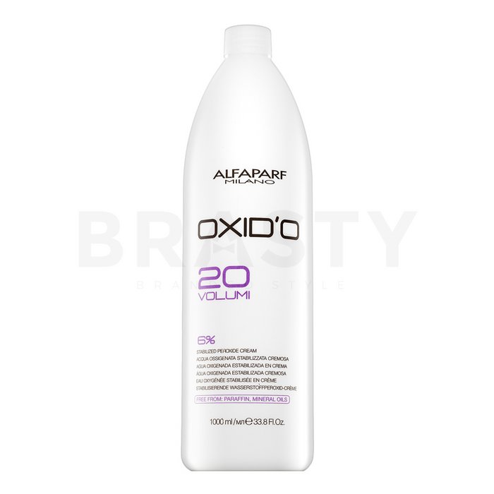 Alfaparf milano oxid'o 20 volumi 6% emulsie activatoare pentru toate tipurile de păr 1000 ml