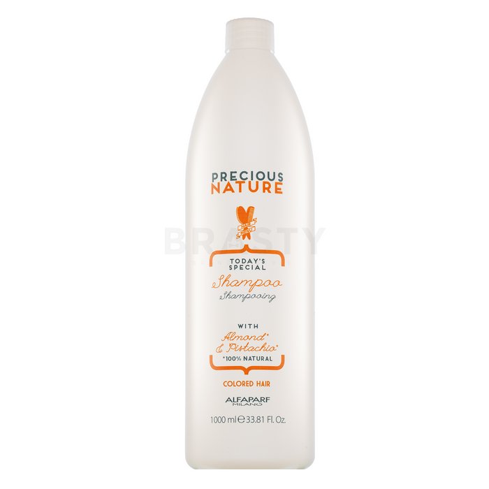 Alfaparf milano precious nature today's special shampoo almond   pistachio șampon hrănitor pentru păr vopsit 1000 ml