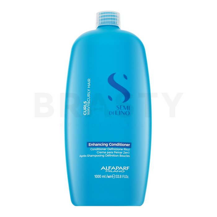 Alfaparf milano semi di lino curls enhancing conditioner balsam hrănitor pentru păr creț 1000 ml
