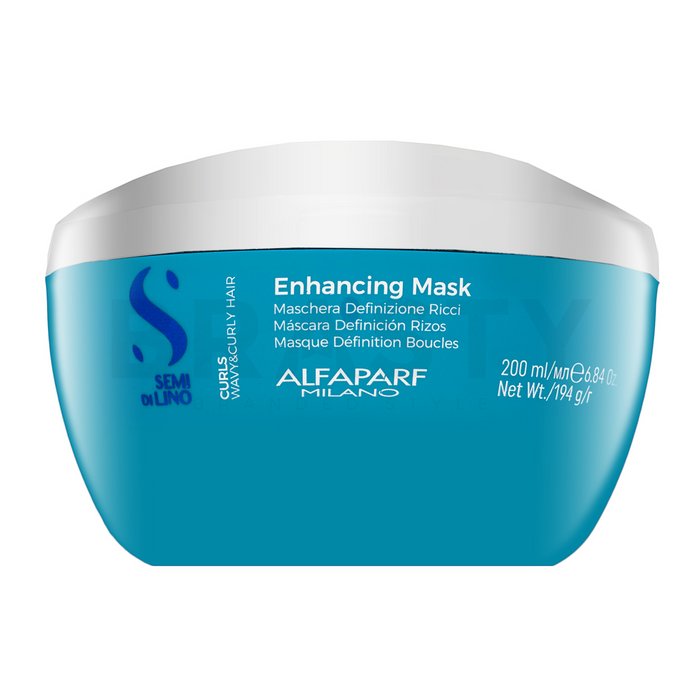 Alfaparf milano semi di lino curls enhancing mask mască hrănitoare pentru păr creț 200 ml