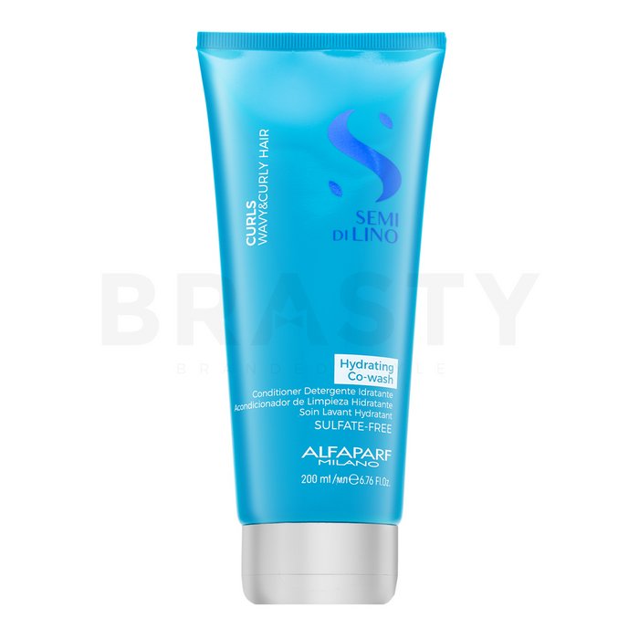 Alfaparf milano semi di lino curls hydrating co-wash conditioner balsam hrănitor pentru păr creț 200 ml
