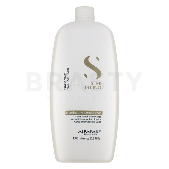 Alfaparf milano semi di lino diamond illuminating conditioner balsam hrănitor pentru strălucirea părului 1000 ml