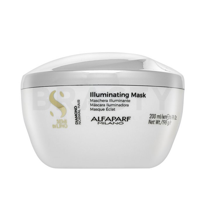 Alfaparf milano semi di lino diamond illuminating mask mască hrănitoare pentru strălucirea părului 200 ml