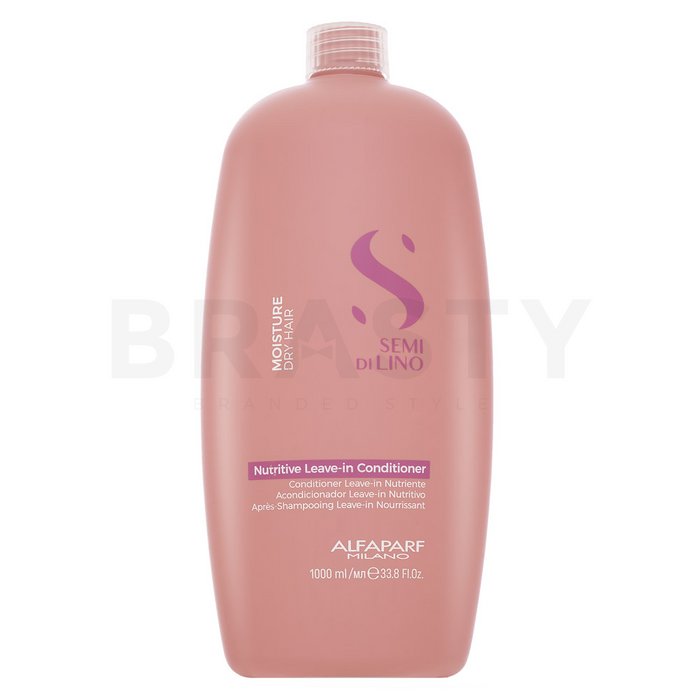 Alfaparf milano semi di lino moisture nutritive leave-in conditioner balsam fără clatire pentru hidratarea părului 1000 ml